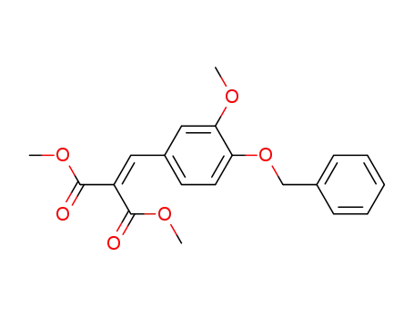 Molecular Structure of 109012-75-1 (diMethyl 2-(4-(benzyloxy)-3-Methoxybenzylidene)Malonate)