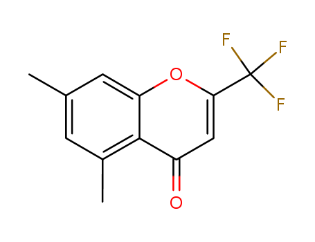 4H-1-Benzopyran-4-one, 5,7-dimethyl-2-(trifluoromethyl)-
