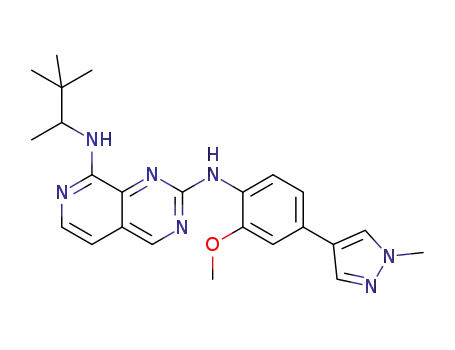 N<sub>8</sub>-(3,3-dimethylbutan-2-yl)-N<sub>2</sub>-(2-methoxy-4-(1-methyl-1H-pyrazol-4-yl)phenyl)pyrido[3,4-d]pyrimidine-2,8-diamine