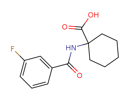 1-(3-FLUORO-BENZOYLAMINO)-CYCLOHEXANECARBOXYLIC ACID