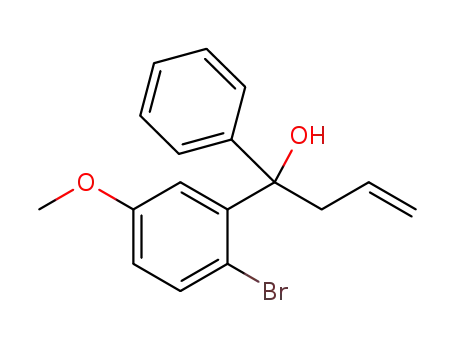 1-(2-bromo-5-methoxyphenyl)-1-phenylbut-3-en-1-ol