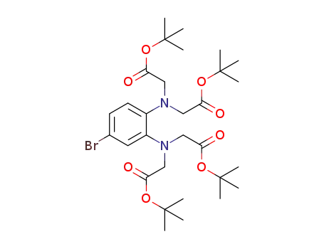 tert-butyl 2,2',2'',2'''-(4-bromo-1,2-phenylene)bis(azanetriyl)tetraacetate