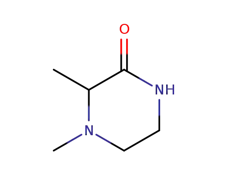 Molecular Structure of 496971-06-3 (Piperazinone, 3,4-dimethyl- (9CI))