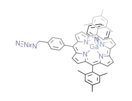 10-(4-azidomethylphenyl)-5,15-dimesitylcorrolegallium(III)(pyridine)
