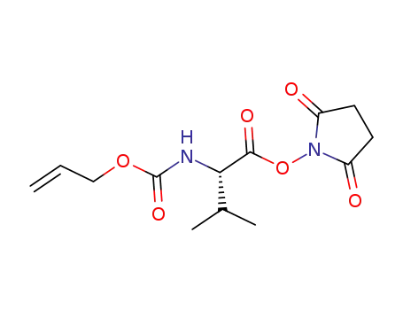 (S)-2,5-dioxopyrrolidin-1-yl 2-(((allyloxy)carbonyl)amino)-3- methylbutanoate