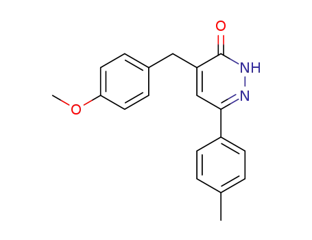 3(2H)-Pyridazinone, 4-[(4-methoxyphenyl)methyl]-6-(4-methylphenyl)-