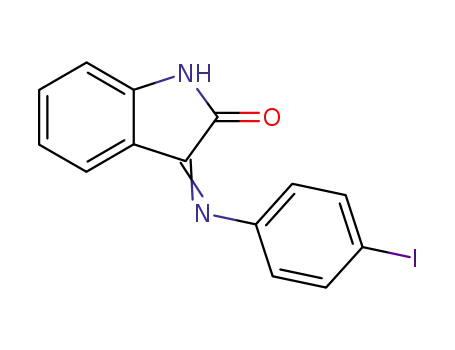 (3Z)-3-[(4-iodophenyl)imino]-1,3-dihydro-2H-indol-2-one