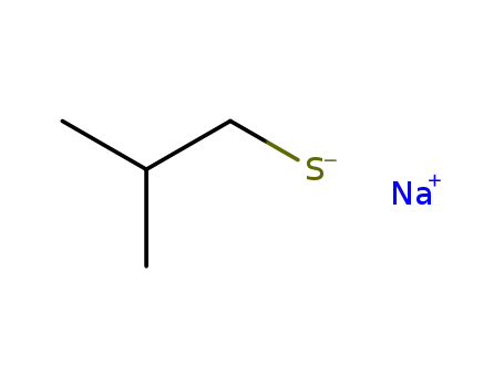 Molecular Structure of 15449-18-0 (1-Propanethiol, 2-methyl-, sodium salt)