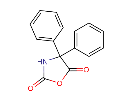 Molecular Structure of 26314-06-7 (2,5-Oxazolidinedione,  4,4-diphenyl-)