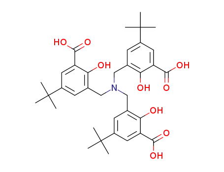 tris(5-tert-butyl-3-carboxy-2-hydroxy-benzyl)amine