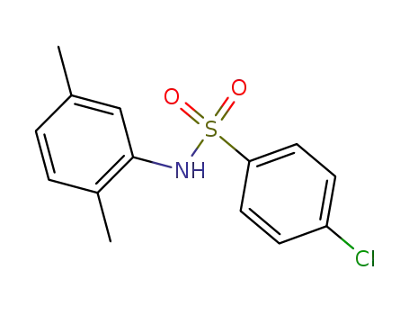 Molecular Structure of 7454-68-4 (4-chloro-N-(2,5-dimethylphenyl)benzenesulfonamide)