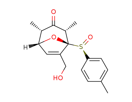 (1S,2S,4S,5R)-2,4-dimethyl-7-hydroxymethyl-1-[(S)-p-tolylsulfinyl]-8-oxabicyclo[3.2.1]oct-6-en-3-one