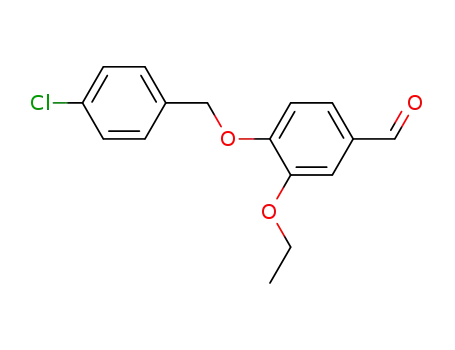 Molecular Structure of 299441-96-6 (4-[(4-CHLOROBENZYL)OXY]-3-ETHOXYBENZALDEHYDE)