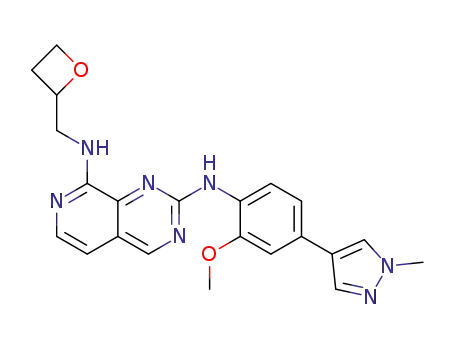 N<sub>2</sub>-(2-methoxy-4-(1-methyl-1H-pyrazol-4-yl)phenyl)-N<sub>8</sub>-(oxetan-2-ylmethyl)pyrido[3,4-d]pyrimidine-2,8-diamine