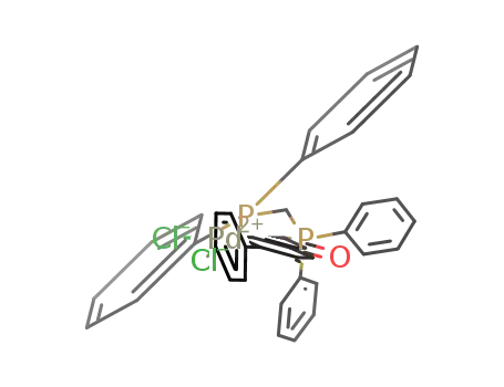 C<sub>39</sub>H<sub>32</sub>Cl<sub>2</sub>OP<sub>2</sub>Pd