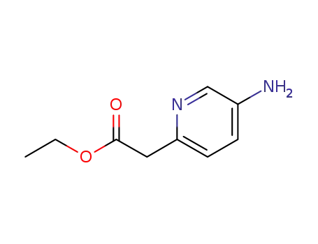 Molecular Structure of 174890-58-5 (ethyl 2-(5-aMinopyridin-2-yl)acetate)