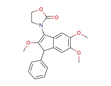 3-(2,5,6-trimethoxy-1-phenyl-1H-inden-3-yl)oxazolidin-2-one
