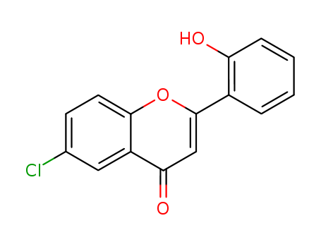 4H-1-Benzopyran-4-one, 6-chloro-2-(2-hydroxyphenyl)-