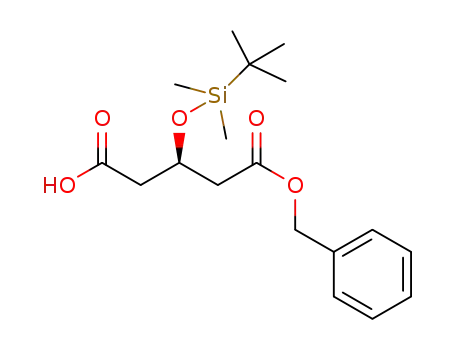 (R)-monobenzyl 3-(tert-butyldimethylsilyloxy)glutarate