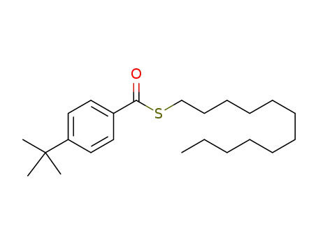 Molecular Structure of 1607818-29-0 (S-(n-dodecyl) 4-(t-butyl)benzothioate)
