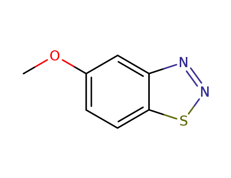 Molecular Structure of 31860-05-6 (1,2,3-Benzothiadiazole, 5-methoxy-)