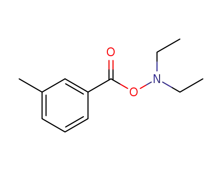 Molecular Structure of 1621478-69-0 (N,N-diethyl-O-(3-methylbenzoyl)hydroxylamine)