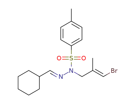 (E)-N-((E)-3-bromo-2-methylallyl)-N'-(cyclohexylmethylene)-4-methylbenzenesulfonohydrazide