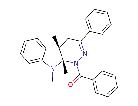 ((4aS,9aS)-4a,9,9a-trimethyl-3-phenyl-4,4a,9,9a-tetrahydro-1H-pyridazino[3,4-b]indol-1-yl)(phenyl)methanone