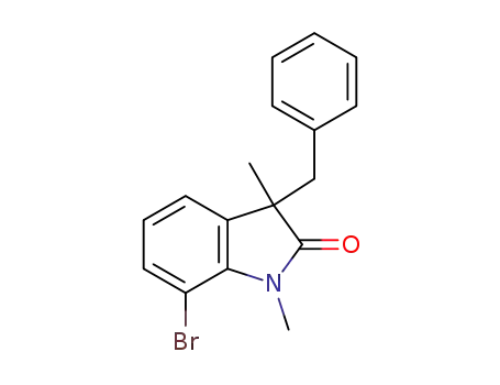 3-benzyl-7-bromo-1,3-dimethylindolin-2-one