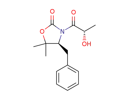 (S)-4-benzyl-5,5-dimethyl-N-[(S)-2-hydroxypropanoyl]-1,3-oxazolidin-2-one