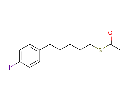 S-(5-(4-iodophenyl)pentyl) ethanethioate