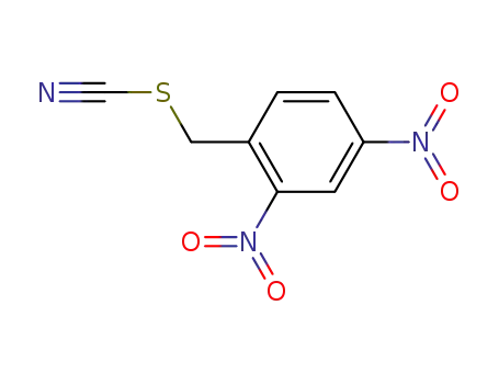 Molecular Structure of 13287-50-8 (2,4-dinitrobenzyl thiocyanate)