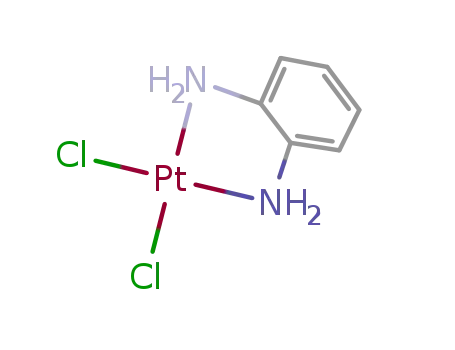 Molecular Structure of 38780-39-1 (dichloroplatinum(2+) benzene-1,2-diyldiazanide)
