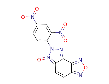 5-(2,4-dinitrophenyl)-5H-[1,2,3]triazolo[4,5-e][2,1,3]-benzoxadiazole 6-oxide