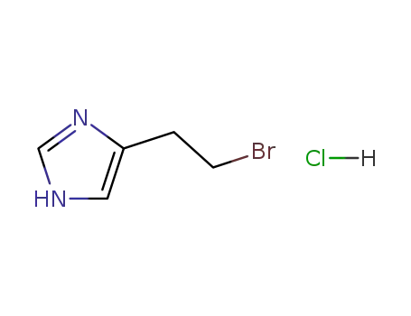 Molecular Structure of 791634-10-1 (4-(2-bromoethyl)-1H-imidazole hydrochloride)