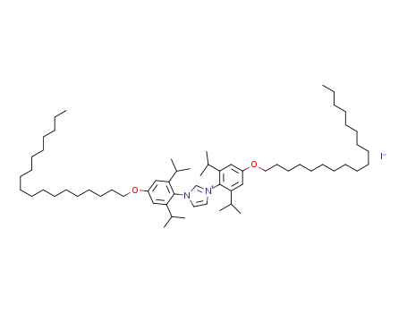 1,3-bis[4-(octadecyloxy)-2,6-diisopropylphenyl]imidazolium iodide
