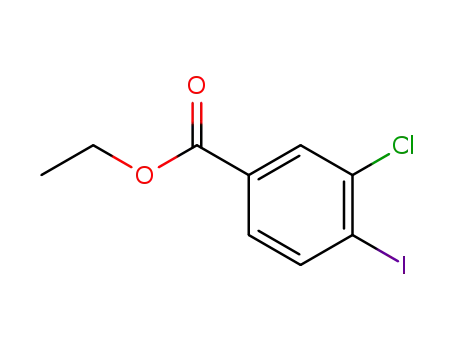 Molecular Structure of 874831-02-4 (Ethyl-3-chloro-4-iodobenzoate)