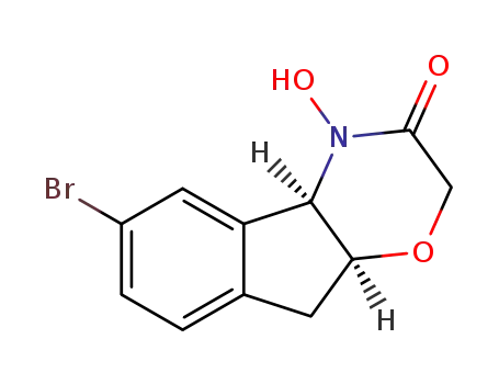 (4aR,9aS)-6-bromo-4-hydroxy-4,4a,9,9a-tetrahydroindeno[2,1-b][1,4]oxazin-3(2H)-one