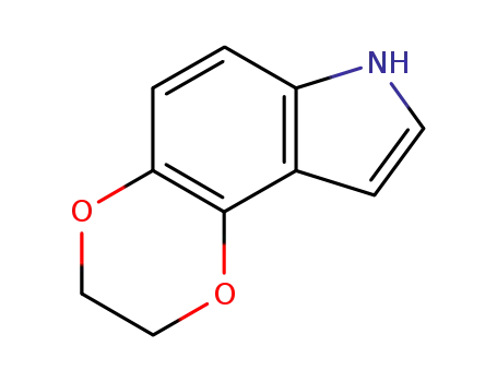 Molecular Structure of 111506-26-4 (7H-1,4-Dioxino[2,3-e]indole, 2,3-dihydro-)