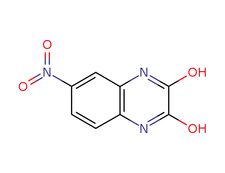 Molecular Structure of 2379-56-8 (6-NITROQUINOXALINE-2,3-DIONE)