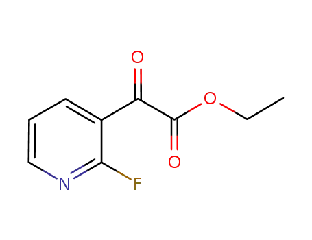 Molecular Structure of 849069-30-3 (ethyl 2-(2-fluoropyridin-3-yl)-2-oxoacetate)