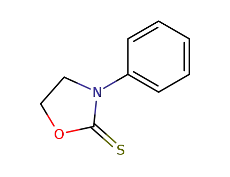 Molecular Structure of 5888-88-0 (3-phenyl-1,3-oxazolidin-2-thione)