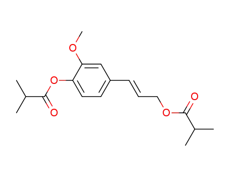 Molecular Structure of 19950-79-9 (4,9-diisobutyryl-coniferol)
