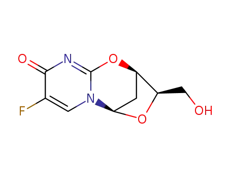 2,3'-anhydro-2'-deoxy-5-fluoro-1-(β-D-threo-pentofuranosyl)uracil