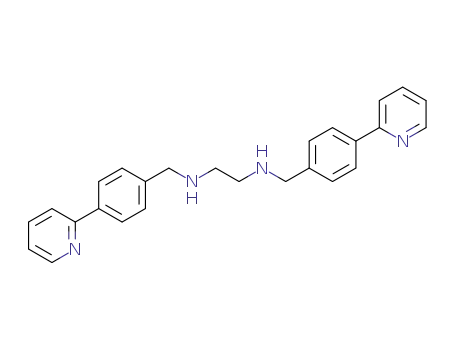 Molecular Structure of 1507370-20-8 (N1,N2-Bis[[4-(2-pyridinyl)phenyl]methyl]- 1,2-ethanediamine)