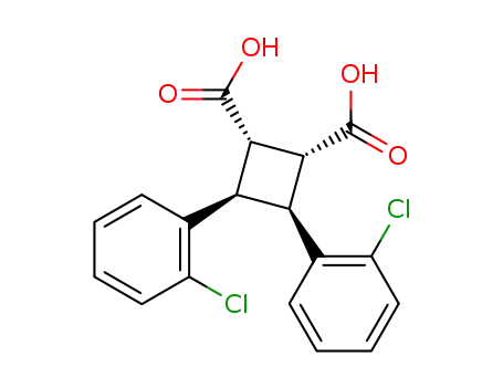 Molecular Structure of 132077-15-7 (2,2'-Dichlor-β-truxinsaeure)