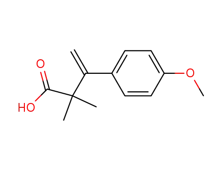 3-(4-methoxyphenyl)-2,2-dimethylbut-3-enoic acid