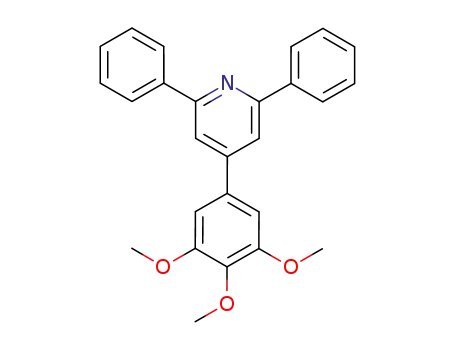 Molecular Structure of 105686-76-8 (Pyridine, 2,6-diphenyl-4-(3,4,5-trimethoxyphenyl)-)