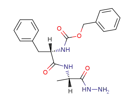 Molecular Structure of 3235-53-8 (L-Alanine, N-[N-[(phenylmethoxy)carbonyl]-L-phenylalanyl]-, hydrazide)