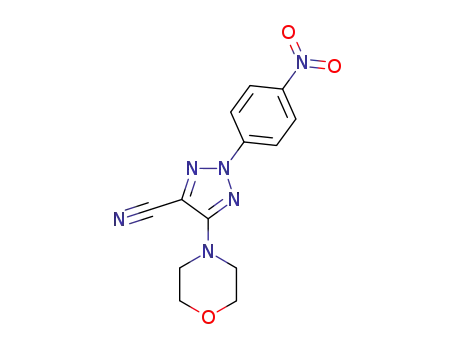 2-(4-nitrophenyl)-4-cyano-5-morpholino-1-yl-2H-[1,2,3]triazole